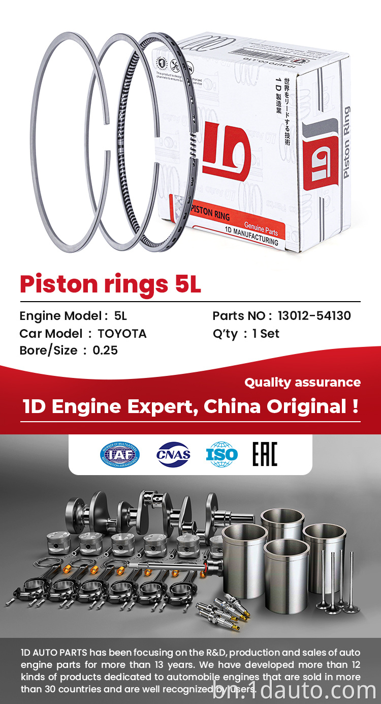 Engine Parts For Toyota 5L Oem Standard